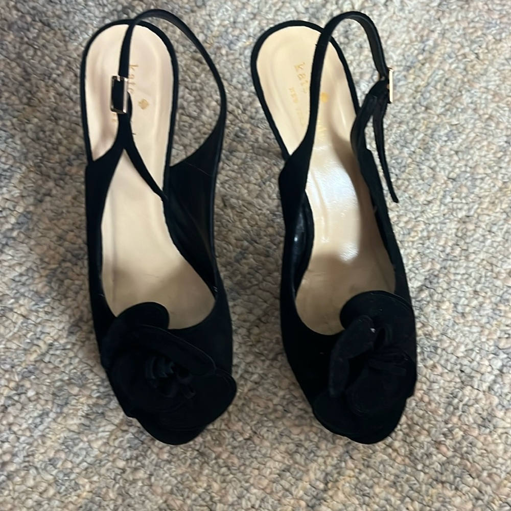 Black Kate spade heels